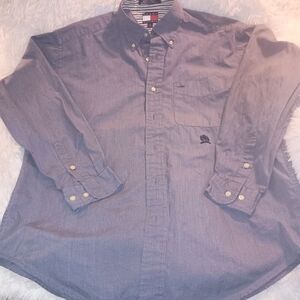 Tommy Hilfiger Navy Button-Down Shirt